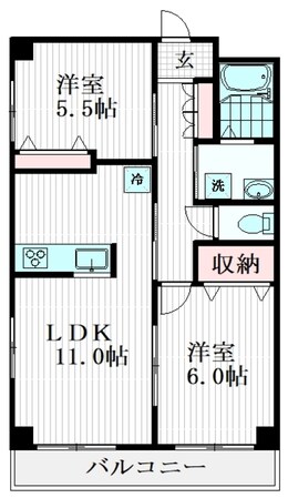 パラッツォの物件間取画像